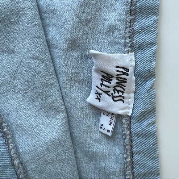 Princess Polly Denim Skirt Size 4 - Picture 2 of 3